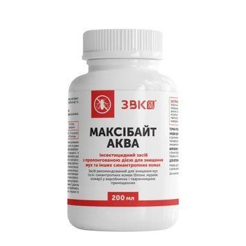 Засіб для знищення мух та інших синантропних комах &ldquo;Максібайт Аква&rdquo; 200 мл ЗВК звк-112001 фото