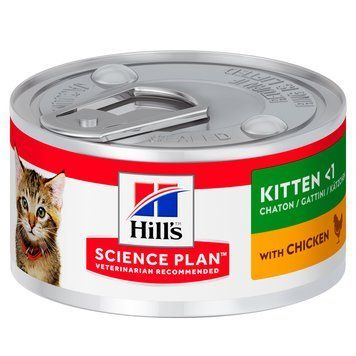 Hill's SCIENCE PLAN Kitten Вологий Корм для кошенят з куркою - 82 г 603984 фото