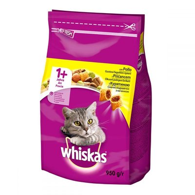 Whiskas Сухой корм для кошек с курицей / 900 гр 259002 фото