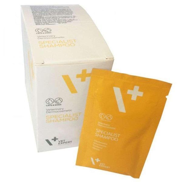 Шампунь Vet Expert (Вет Експерт) Specialist Shampoo для котів і собак з хлоргексидином та кетоконазолом, (ціна за №1 саше - 15 мл) х201224-1 фото