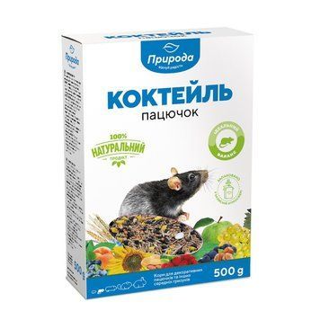 Корм для грызунов Коктейль "Крыса" корм для крыс 500 г, Природа PR740043 фото