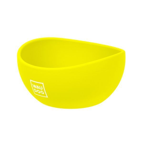 Миска WAUDOG Silicone, 250 мл жовтий 50818 фото