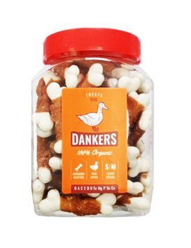 Смачні ласощі Dankers кальцієві кісточки з філе качки для собак, 500 г BD20/500 фото
