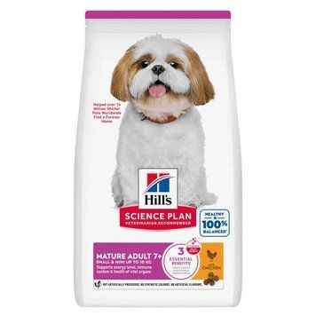 Корм для пожилых собак Хиллс Hills SP Mature Adult 7+ с курицей для мини и малых пород собак 3 кг 609532 фото