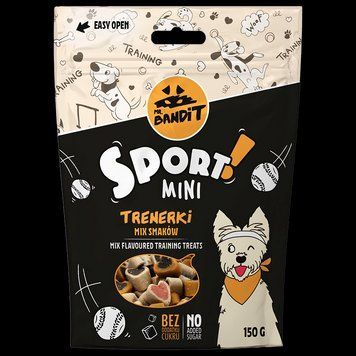 Тренувальні ласощі для собак Містер Бандіт Mr.Bandit Спорт Міні ласощі мікс смаків для собак, 150 г 206793 фото