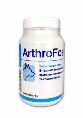 Вітамінно-мінеральна добавка для собак ArthroFos №90 таблеток (хондропротектор) Дольфос (DOLFOS) 139-90 фото