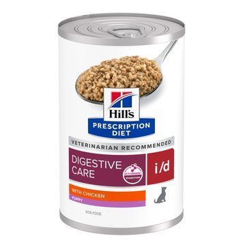 Влажный корм для щенков Хиллс Hill's PD i/d Digestive Care уход за пищеварением и ЖКТ со вкусом курицы, 360 г 609592 фото