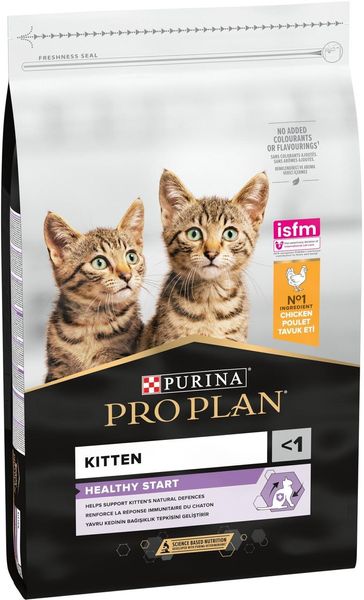 Сухой корм Purina Pro Plan Original Kitten 1.5 кг корм для котят с курицей 15448 фото