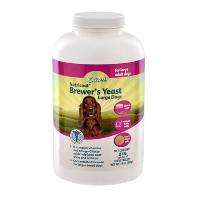 Пивні дріжджі 8in1 Excel Brewers Yeast Large Breed для собак великих порід таблетки 216 шт 901626 фото