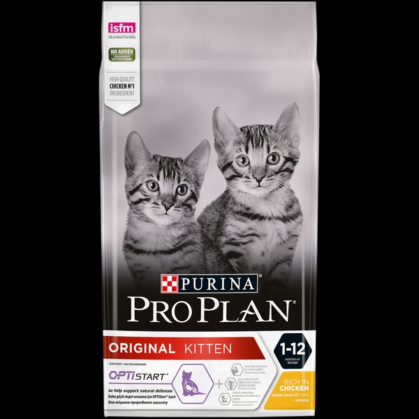 Сухой корм Purina Pro Plan Original Kitten 1.5 кг корм для котят с курицей 15448 фото