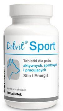 Додатковий корм для собак Dolvit Sport, 90 таб. 5902-90 фото