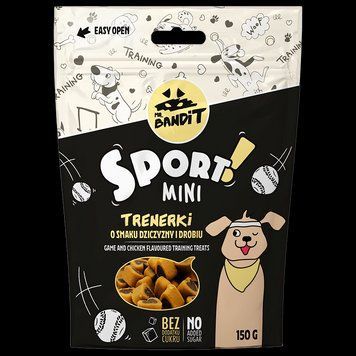 Тренувальні ласощі для собак Містер Бандіт Mr.Bandit Спорт Міні ласощі зі смаком ягня для собак, 150 г 206816 фото