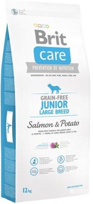 Сухий корм для цуценят гігантських порід Brit Care GF Junior Large Breed Salmon & Potato 12 кг 132721/0092 фото