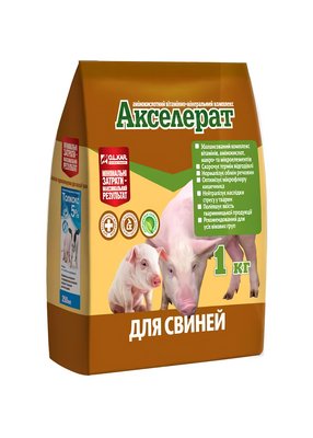 Акселерат для свиней (амінокислотний вітамінно-мінеральний комплекс), 1 кг O.L.KAR. 1552 фото
