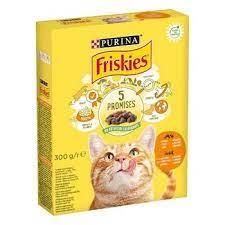 Сухий корм Фріскіс Friskies для котів з куркою та овочами 300 г п100002 фото