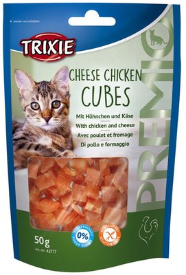 Trixie TX-42706 PREMIO Chicken Cubes 50г - міні кубики з куркою для кішок 14852 фото