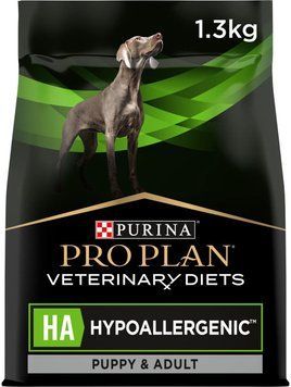 Сухой полнорационный диетический корм для щенков и взрослых собак Purina Pro Plan Veterinary Diets HA 1.3 кг п100151 фото