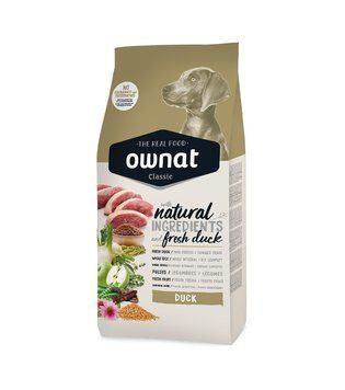 Ownat Classic Duck (Dog) - корм для дорослих собак усіх типів порід з качкою 4 кг 14705 фото
