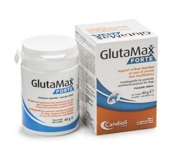 Таблетки Candioli Glutamax forte (Кандіолі Глутамакс форте) для підтримки печінки собак 20 табл в-4484 фото