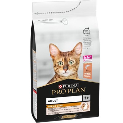 Сухий корм Purina Pro Plan Elegant Adult Cat 1.5 кг з лососем для дорослих кішок з чутливою шкірою 10456 фото