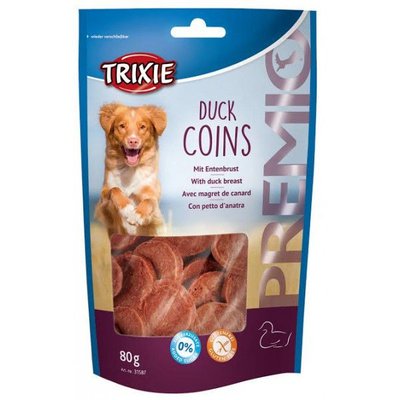 Trixie TX-31587 Premio Duck Coins 80 гр - ласощі з качкою для собак 14660 фото