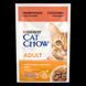 Вологий корм Cat Chow Adult для дорослих кішок з яловичиною та баклажанами, ніжні шматочки в желе, 85 г п150126 фото 1