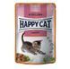 Влажный корм Happy Cat (Хеппи Кэт) Kitten&Junior Land-Geflugel с уткой для котят (кусочки в соусе), 85 г 1005200 фото 3