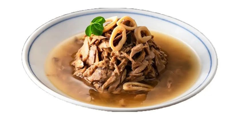 Влажный корм Natural Kitty Broth Series дополнительный корм для кошек тунец с кальмарами в бульоне, 80 г вCHT20036 фото