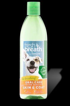 Tropiclean Oral Care Water добавка у воду для собак 473 мл (догляд за порожниною рота плюс шкіра та шерсть) 14828 фото