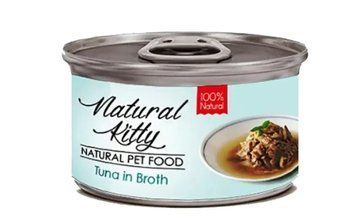 Влажный корм Natural Kitty Broth Series дополнительный корм для кошек тунец в бульоне, 80 г вCHT21044 фото