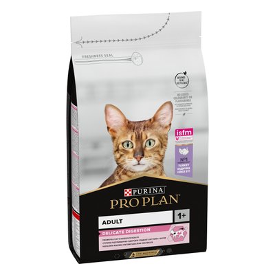 Сухий корм Purina Pro Plan Delicate 1.5 кг для котів з індичкою (чутливе травлення) 9917 фото