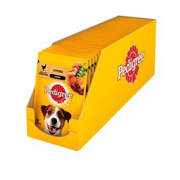 Pedigree (Педигри) влажный корм для собак с курицей и овощами в соусе 100 г (блок 24 шт) 167238 фото