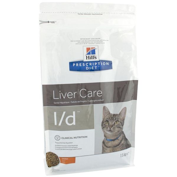 Корм для кошек Хиллс Hills PD Liver Care L/d лечебный корм для печени 1,5 кг (новый дизайн упаковки) 607651 фото