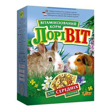 Корм Лорі Лоривит для середніх гризунів 1,5 кг ФЛ005 фото