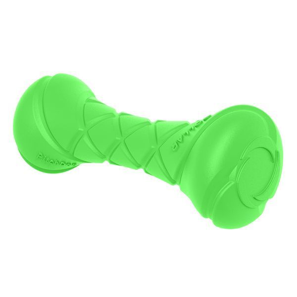 Игровая гантель для апортировки PitchDog, длина 19 см, диаметр 7 см салатовый 62395 фото