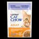 Вологий корм Cat Chow Adult для дорослих кішок з ягням та зеленою квасолею, ніжні шматочки в желе, 85 г п150129 фото 1