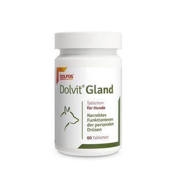 Додатковий корм для собак Дольфос Dolvit Gland (Долвіт Гленд) для покращення функціонування періанальних залоз, 60 таблеток 567-60 фото