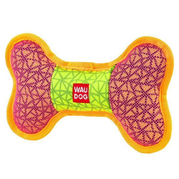 Игрушка для собак WAUDOG Fun, "Кость", Ш 20 см, Дл 12 см розовый 62087 фото