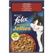 Влажный корм Феликс Felix Sensations Jellies для кошек кусочки с говядиной и томатами в желе 85 г, Purina 469624 фото 1