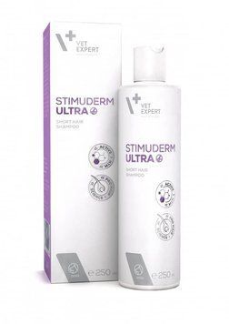 Шампунь для короткошерстних собак Вет Експерт Vet Expert Stimuderm Ultra при випадінні шерсті, 250 мл 209480 фото