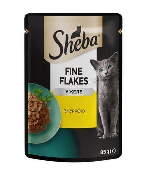Влажный корм Sheba (Шеба) cij POU для взрослых кошек с курицей в желе 85 г 410343 фото