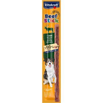 М'ясна паличка для собак Вітакрафт Vitakraft Beef Stick Original ласощі з дичиною, 12 г В26501 фото
