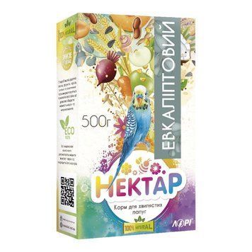 Евкаліптовий корм Нектар для хвилястих папуг 500 г, Лорі 28640 фото