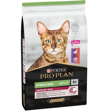 Purina Pro Plan Sterilised Duck & Liver 1.5 кг корм для стерилізованих котів з качкою та печінкою 171795444 фото