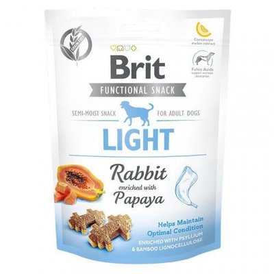 Ласощі Brit Care Light для собак кролик з папайей 150 г 111419/9956 фото