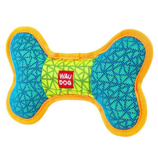 Игрушка для собак WAUDOG Fun, "Кость", Ш 20 см, Дл 12 см голубой 62082 фото