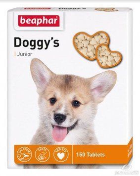 Вітамінізовані ласощі Beaphar Doggys Junior для цуценят 150 таб BAR12575 фото