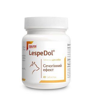 Додатковий корм для собак LespeDol, 40 таблеток (сечогінний ефект) 1086-40 фото