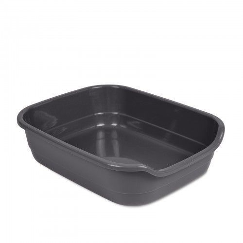 Туалет Природа &laquo;Comfort L&raquo; для кошек, 49х39х15 см (серый) PR241698 фото