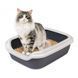 Туалет Природа &laquo;Comfort L&raquo; для кошек, 49х39х15 см (серый) PR241698 фото 2
